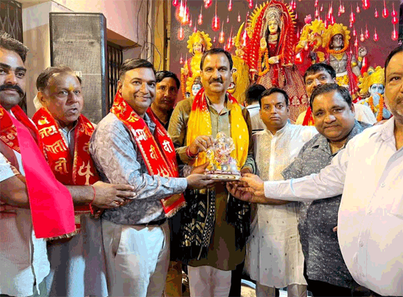 जनक बाजार एसोसिएशन के 44वें वार्षिकोत्सव पर भव्य भगवती जागरण