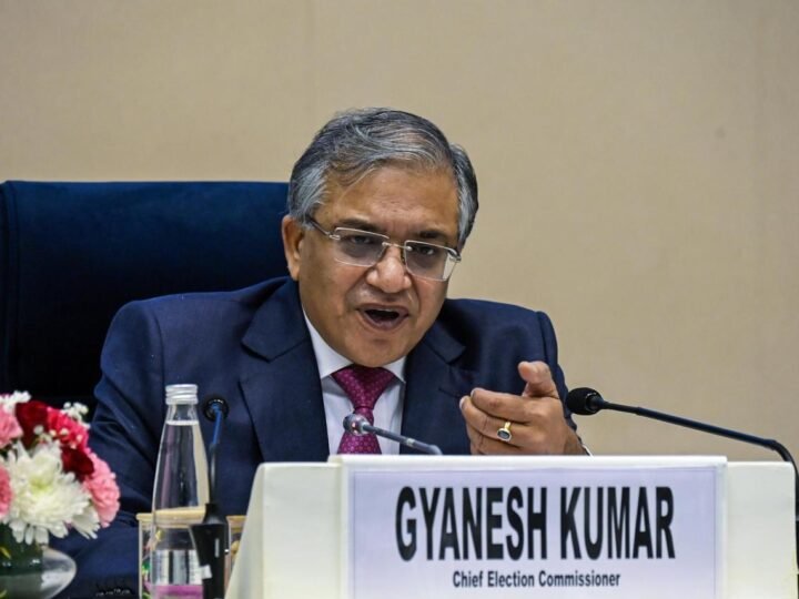CEC ज्ञानेश कुमार पर बवाल: कार्यक्रम स्थगित, कांग्रेस का प्रदर्शन, थाने में शिकायत
