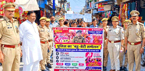 नागल में छात्राओं के साथ पुलिस ने निकाली जागरूकता रैली, महिला सुरक्षा और सशक्तीकरण का दिया संदेश