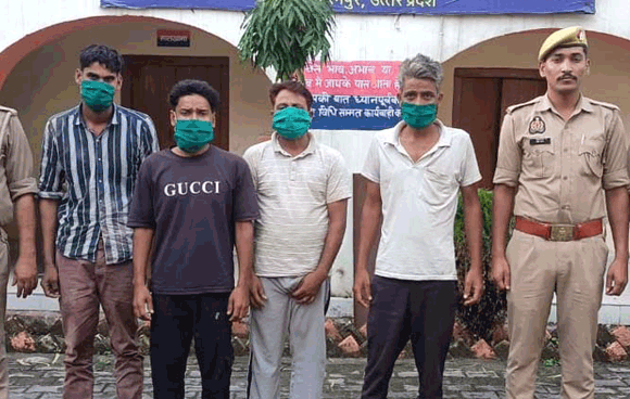 सहारनपुर में शांति व्यवस्था भंग करने के आरोप में चार गिरफ्तार, फतेहपुर पुलिस ने की कार्रवाई
