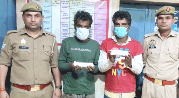 कुतुबशेर पुलिस ने तीन आरोपियों को किया गिरफ्तार, कब्जे से तीन अवैध चाकू बरामद