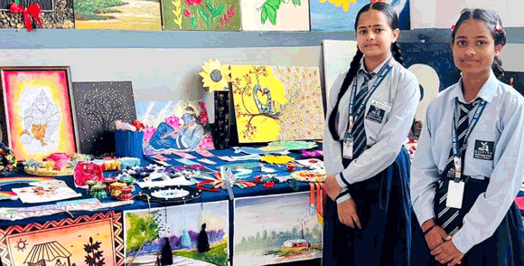 सोफिया इंटरनेशनल स्कूल में लगा लाइफ स्किल बाजार, विद्यार्थियों ने दिखाई प्रतिभा