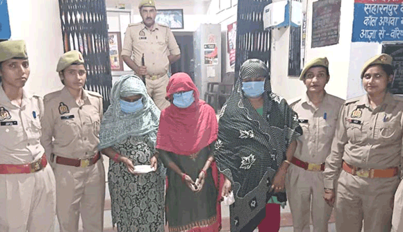 गागलहेड़ी पुलिस ने तीन महिला चोरों को किया गिरफ्तार, चोरी की दो जोड़ी चांदी की पायल बरामद