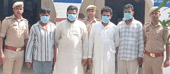 हत्या के प्रयास के मामले में वांछित चार आरोपी गिरफ्तार