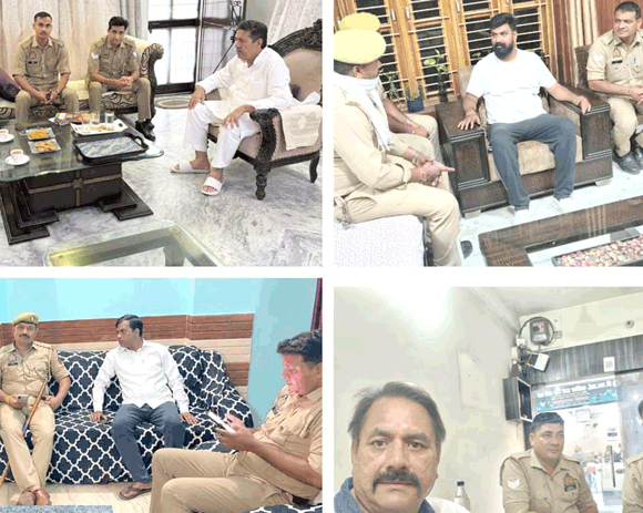 दूसरे दिन भी कांग्रेस नेताओं के घरों पर पुलिस का सख्त पहरा