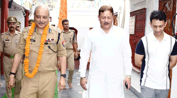 मेरठ एडीजी का राणा आदित्य प्रताप व सुयश प्रताप ने किया स्वागत