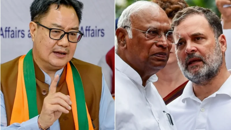 महिला आरक्षण-परिसीमन पर चर्चा-समर्थन की मांग, किरेन रिजिजू ने लिखा खरगे को पत्र
