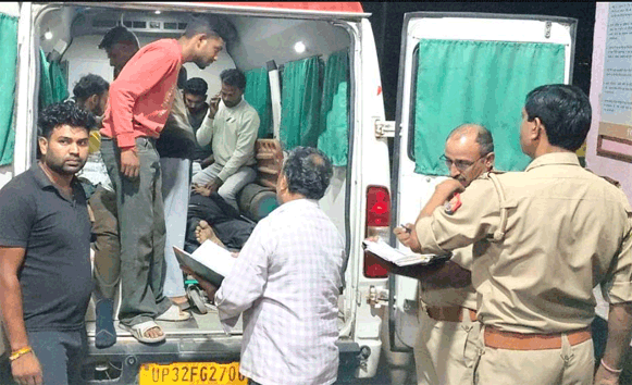 बेहट-शाकंभरी देवी मार्ग पर दो बाइकों की आमने-सामने भिड़ंत, तीन घायल