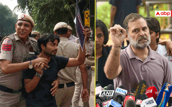 राहुल गांधी ने दिल्ली पुलिस पर साधा निशाना, कहा- ‘हड्डियां तोड़ सकते हैं लेकिन…’