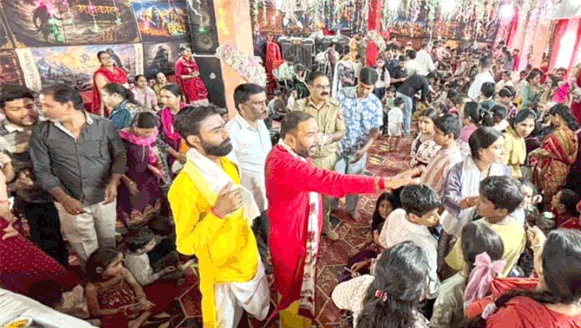 जानकी भवन में हवन-यज्ञ के साथ मां दुर्गा पूजा का समापन, 251 कन्याओं का पूजन