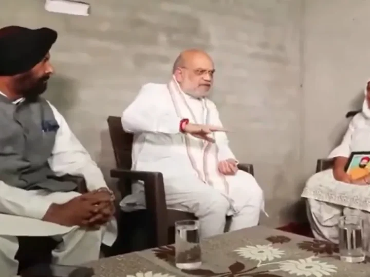 अमित शाह पहुंचे पंजाब, नशे के खिलाफ लड़ाई में जान गंवाने वालों के परिजनों से की मुलाकात