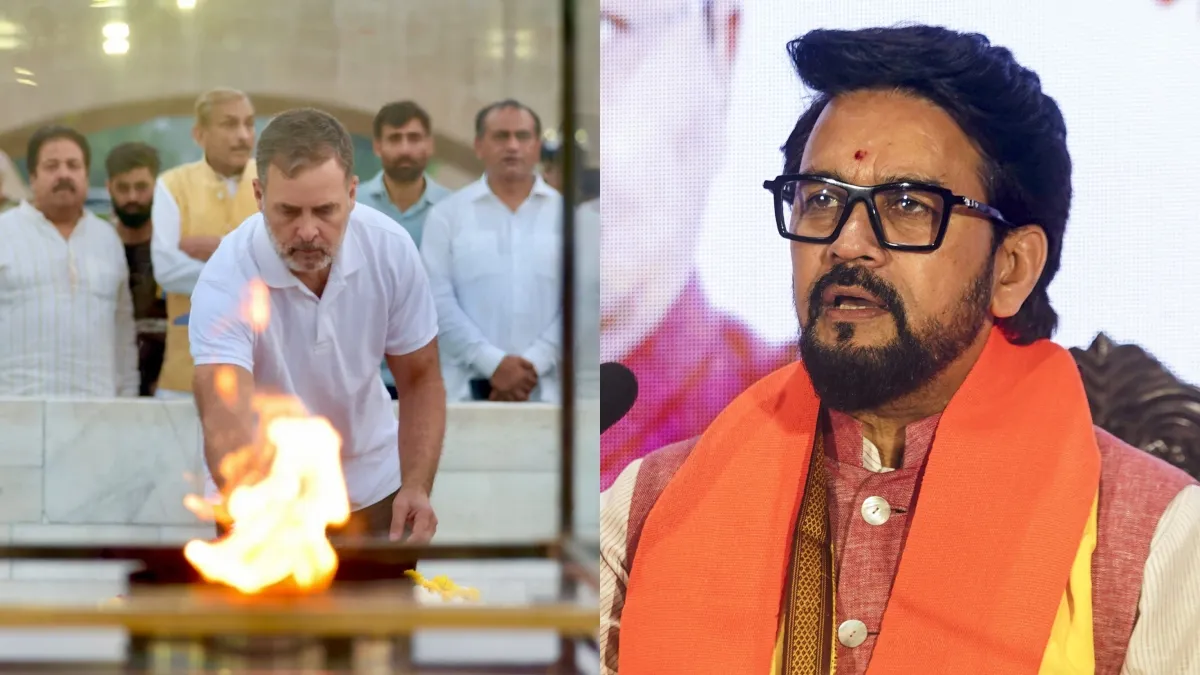 “राहुल गांधी की राजनीति हवा-हवाई”, अनुराग ठाकुर बोले- देश ने नेता प्रतिपक्ष का ऐसा नाटक पहले कभी नहीं देखा