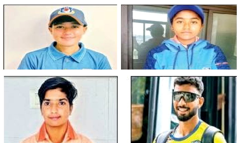 सहारनपुर के चार क्रिकेट खिलाड़ियों का यूपी की टीमों में चयन